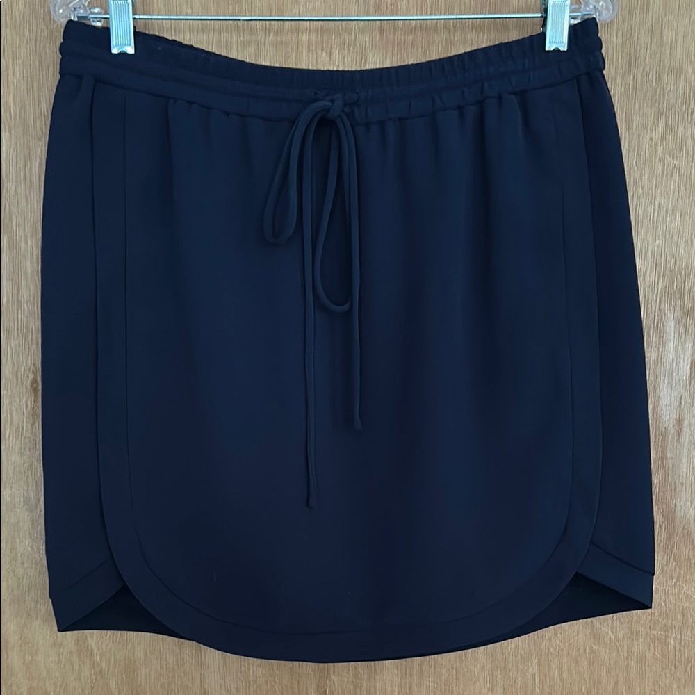 Black J.Crew Drawstring Skirt